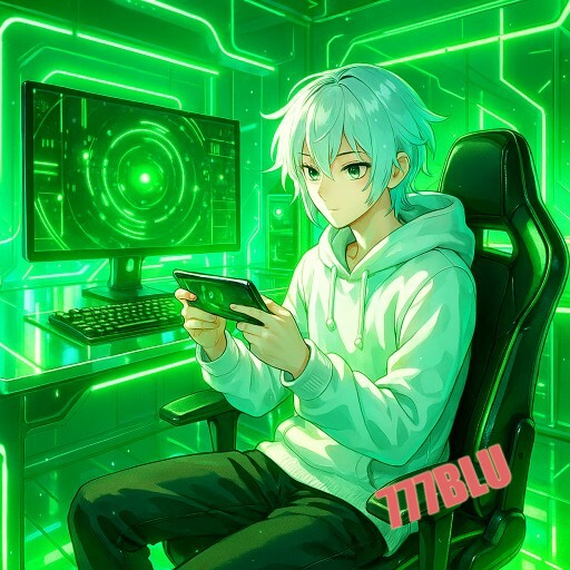 Tela do app 777BLU em smartphones, enfatizando segurança e praticidade no uso