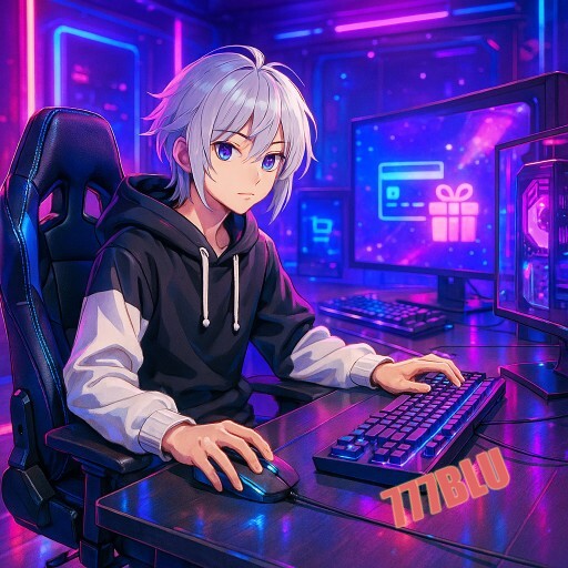 Imagem promocional da 777BLU mostrando a plataforma e suas vantagens