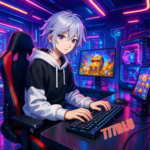 Imagem promocional da 777BLU mostrando a plataforma e suas vantagens