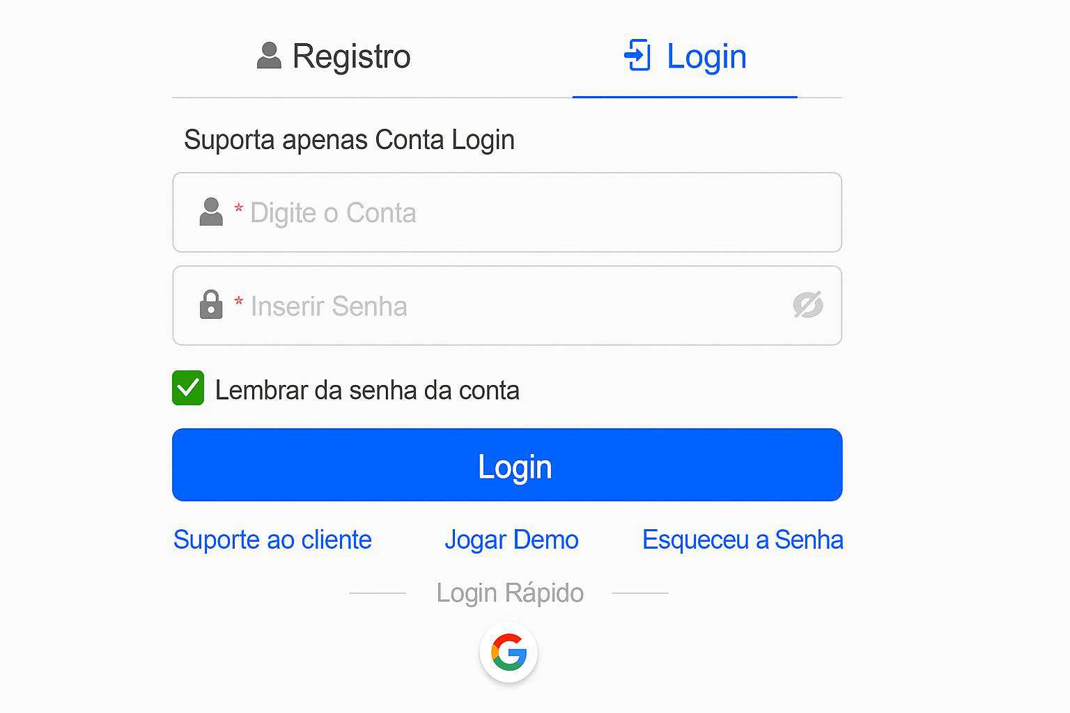 Login no Cassino 777BLU