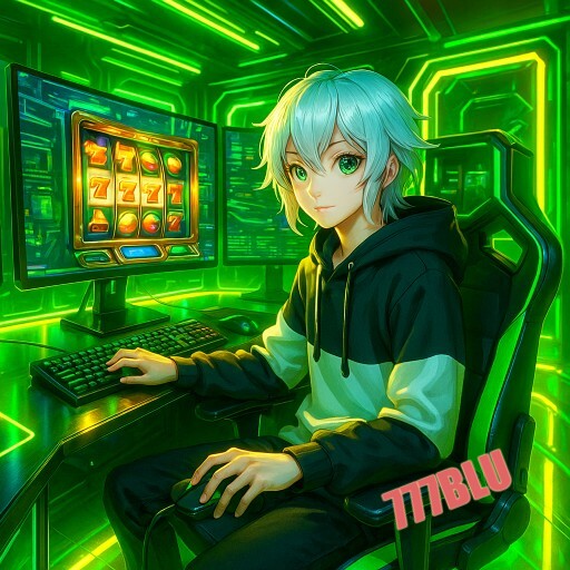 Imagem promocional da 777BLU mostrando a plataforma e suas vantagens